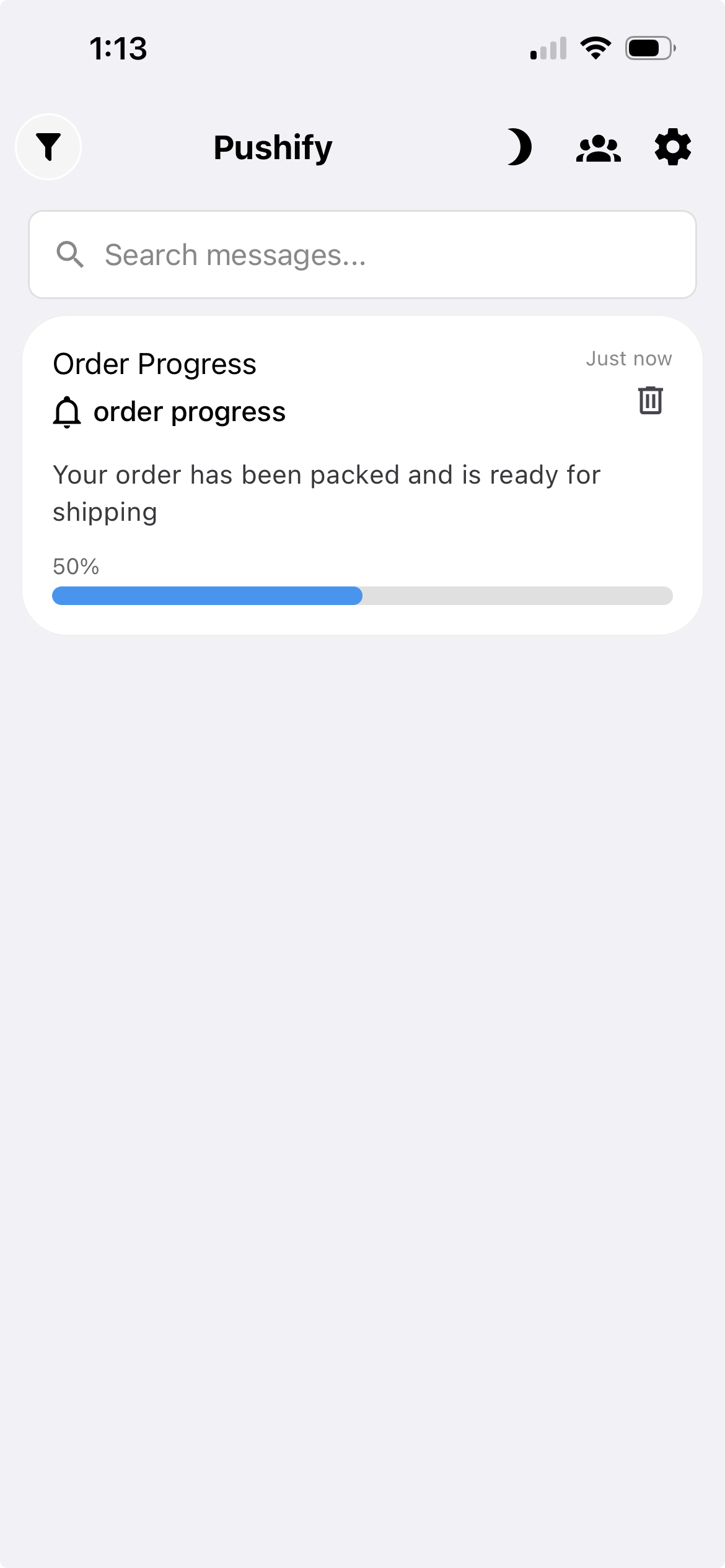 Workflow Progress Tracking