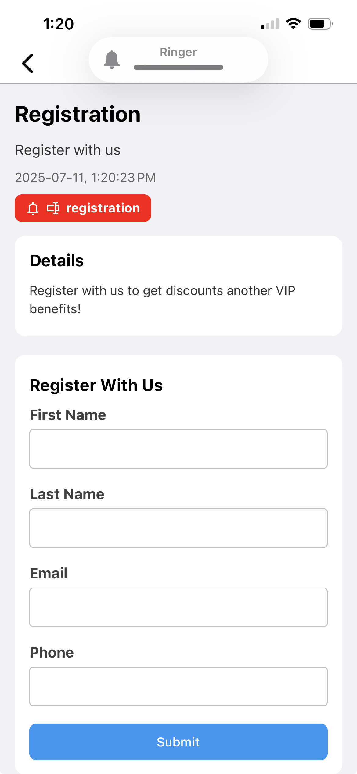 Interactive Forms Preview